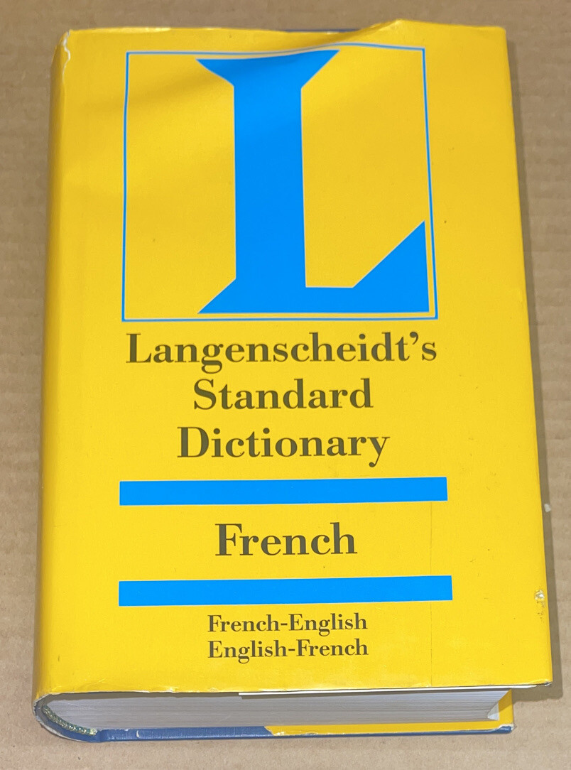 Langenscheidt Standard French Dictionary : French-English, English-French (GOOD)