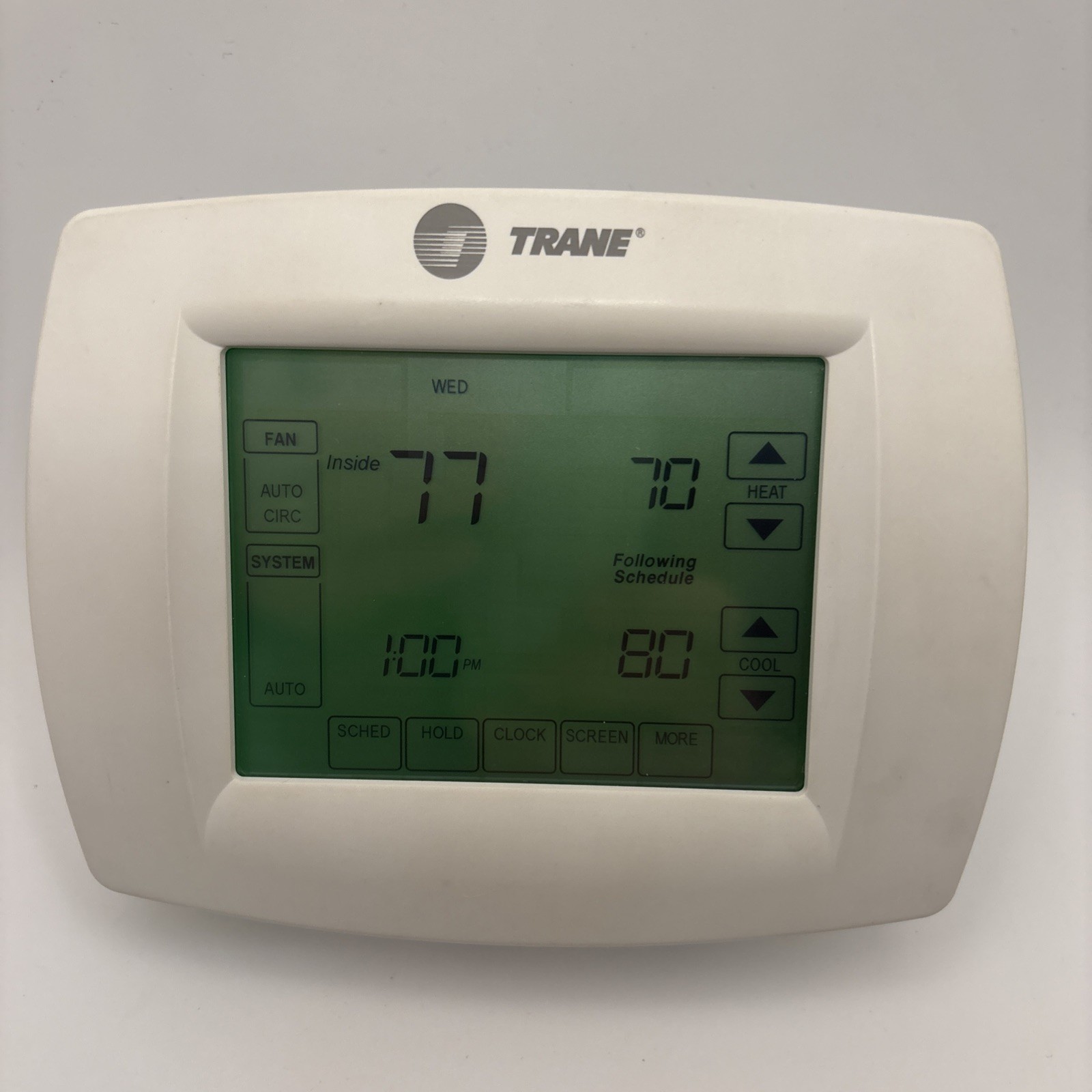 TRANE TCONT802AS32DAA / TH8320U1040 Programmable Thermostat Touchscreen