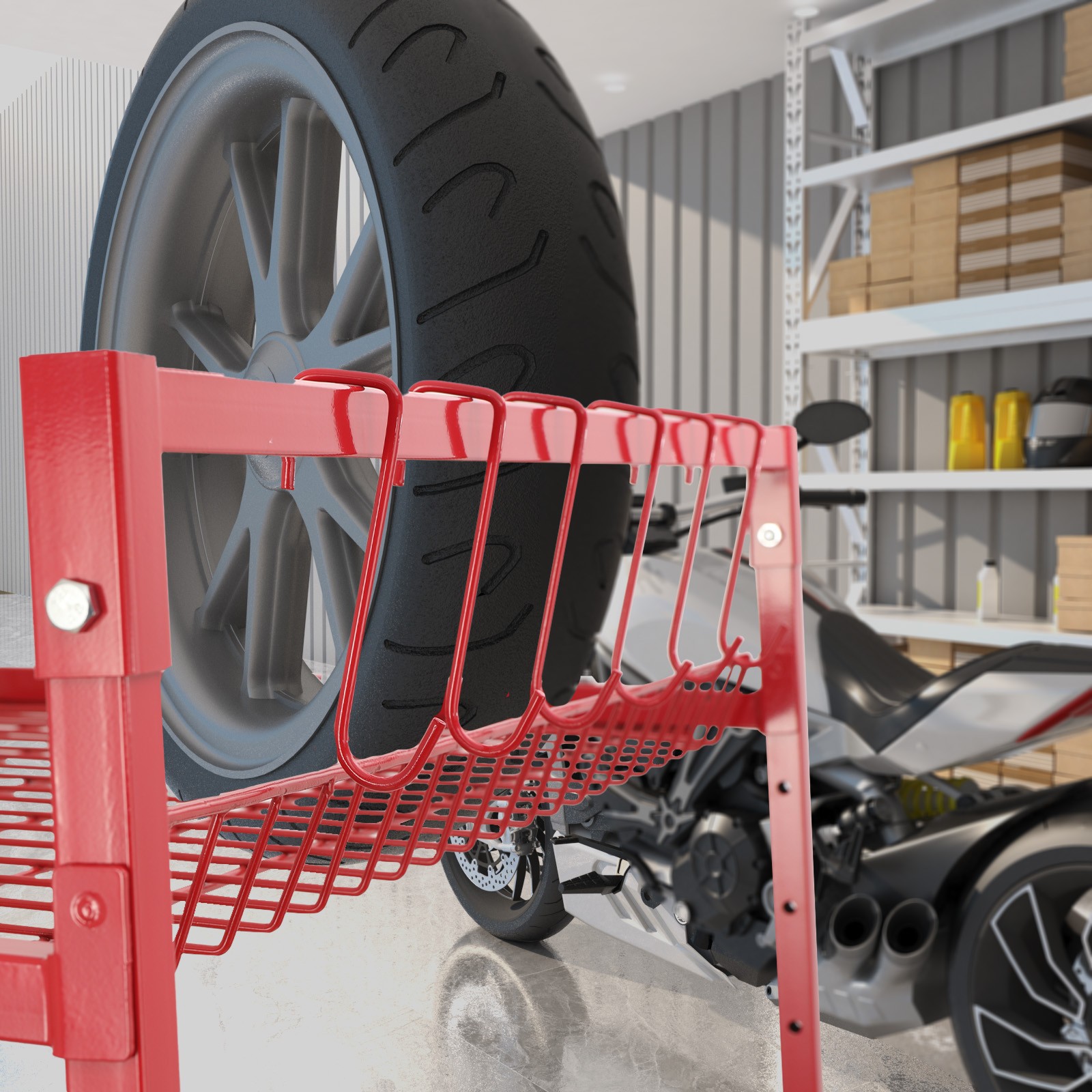 Parts Management Storage Rack Mobile Auto Body Rolling Parts Cart Body Shop Tool