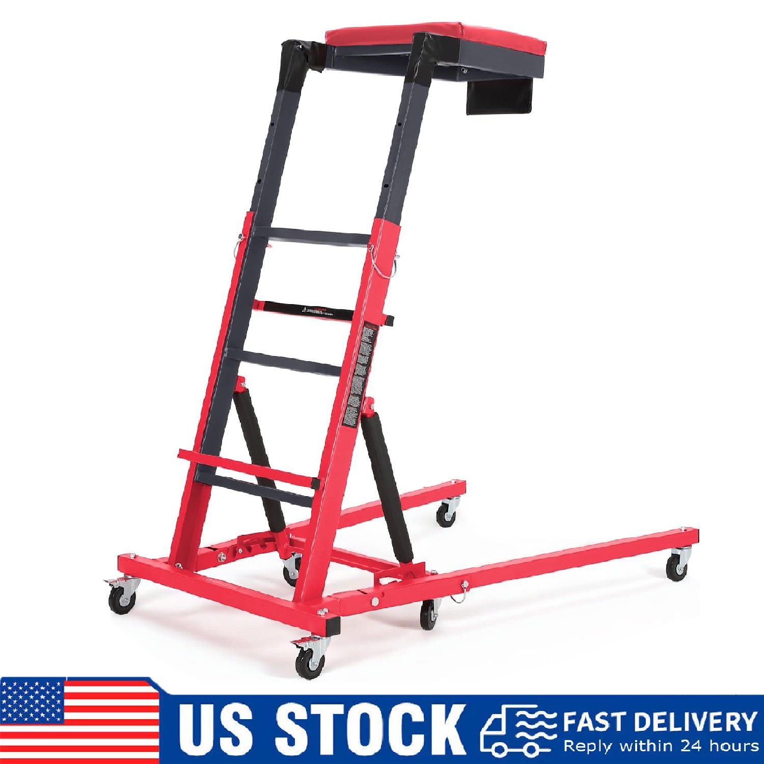 Automotive Topside Creeper ,Foldable Engine Creeper Adjustable Height & 6 Wheels
