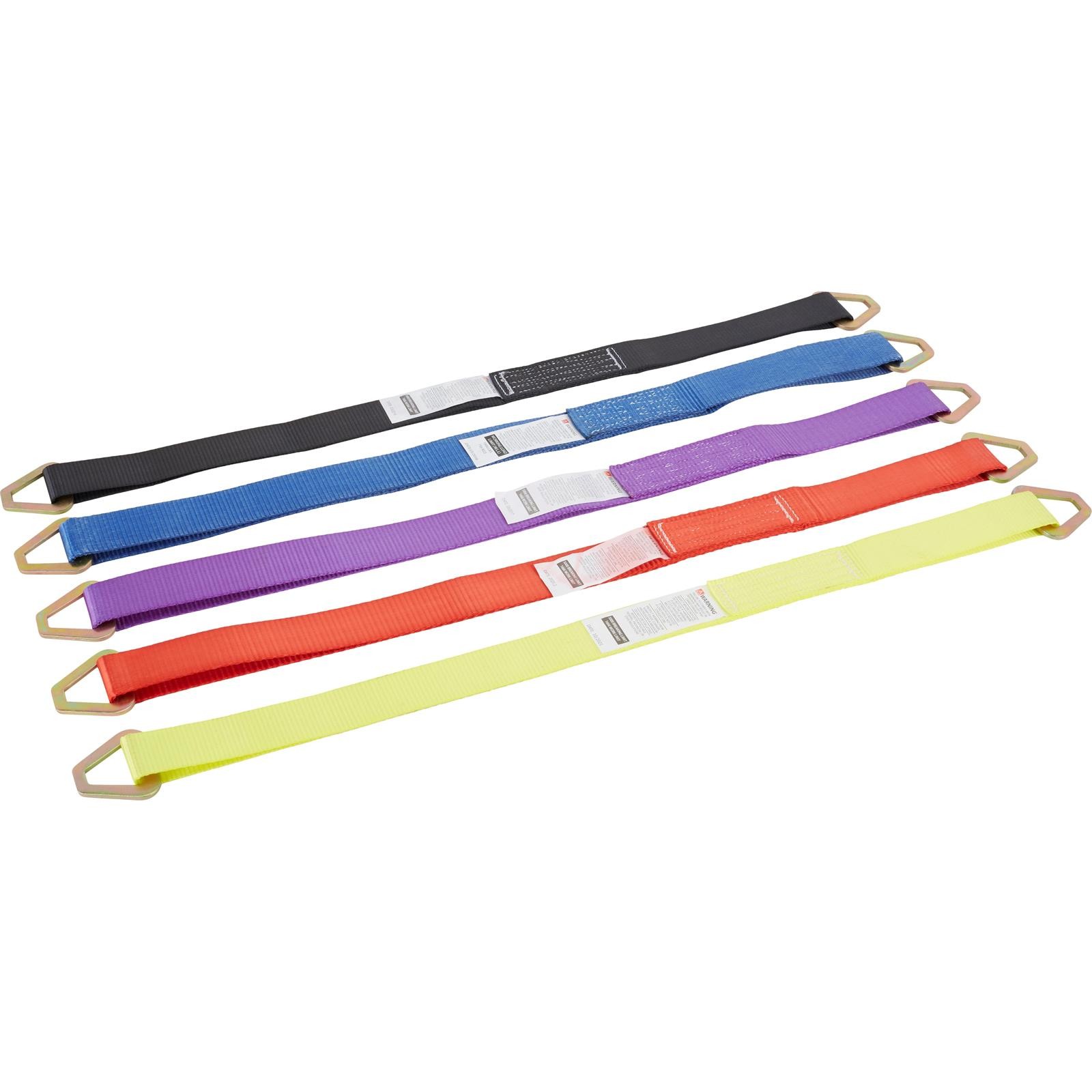 36 Inch Purple Axle Tie Down Strap