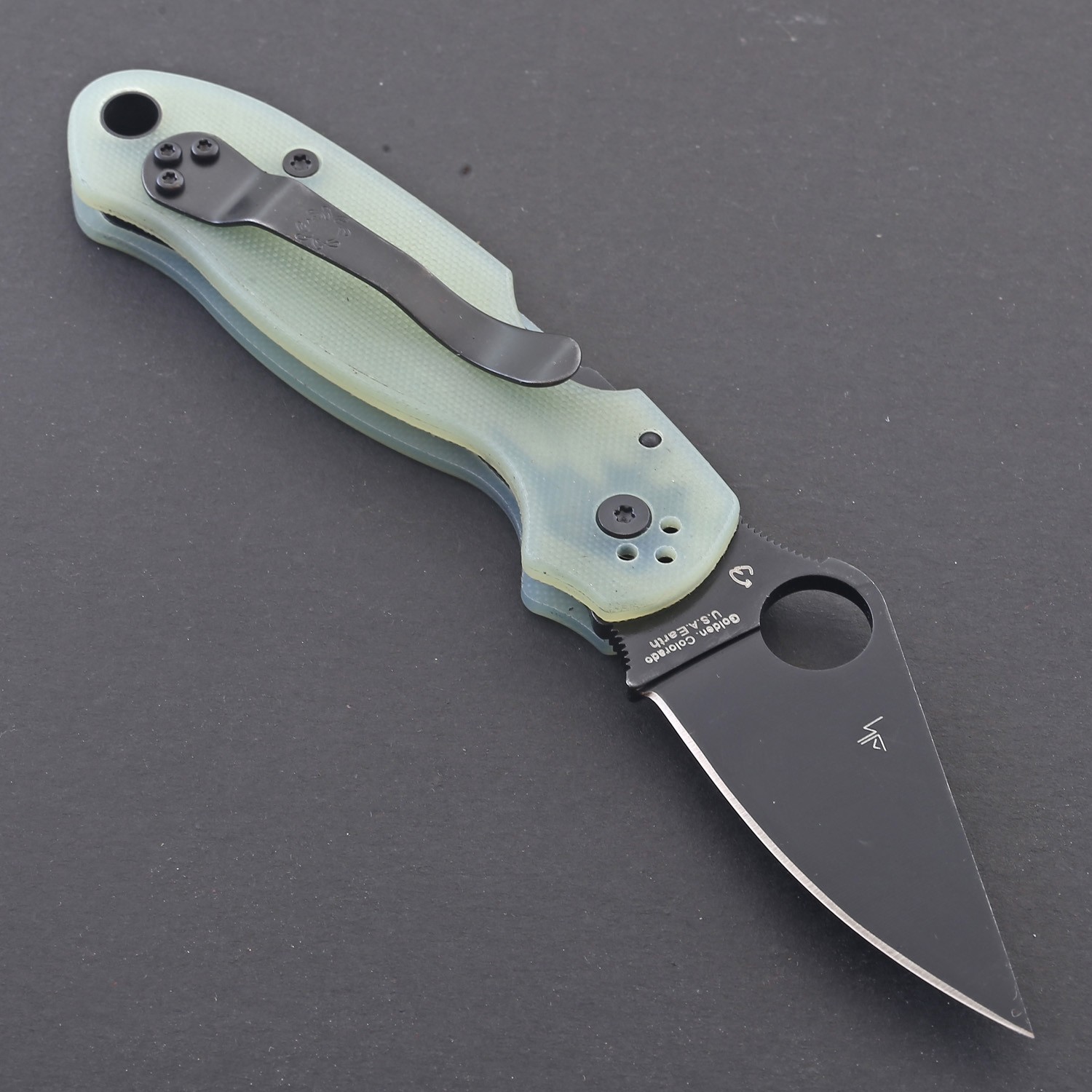 Para Military Small Clear G10 Handle Tactical Survival Camp Pocket Folding Knife