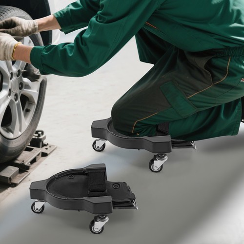 Rolling Knee Pads Durable Flexible Sliding Knee Pads With Adjustable Straps
