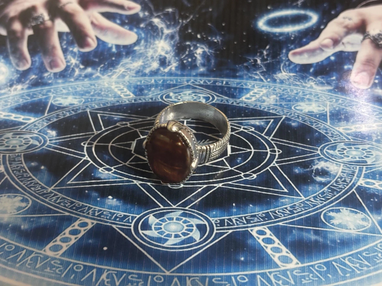 Alevitation Powers Telekinesis Spell Ring Levitate Objects Haunted Spell Ring