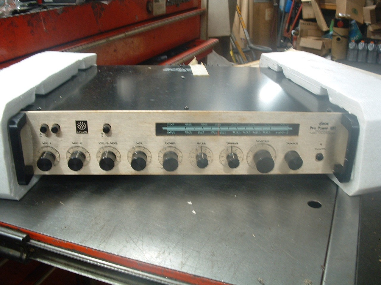 FANON FACTORY REPAIRED NOS PRO POWER 40T PROFESSIONAL AMPLIFIER / TUNER UNIT