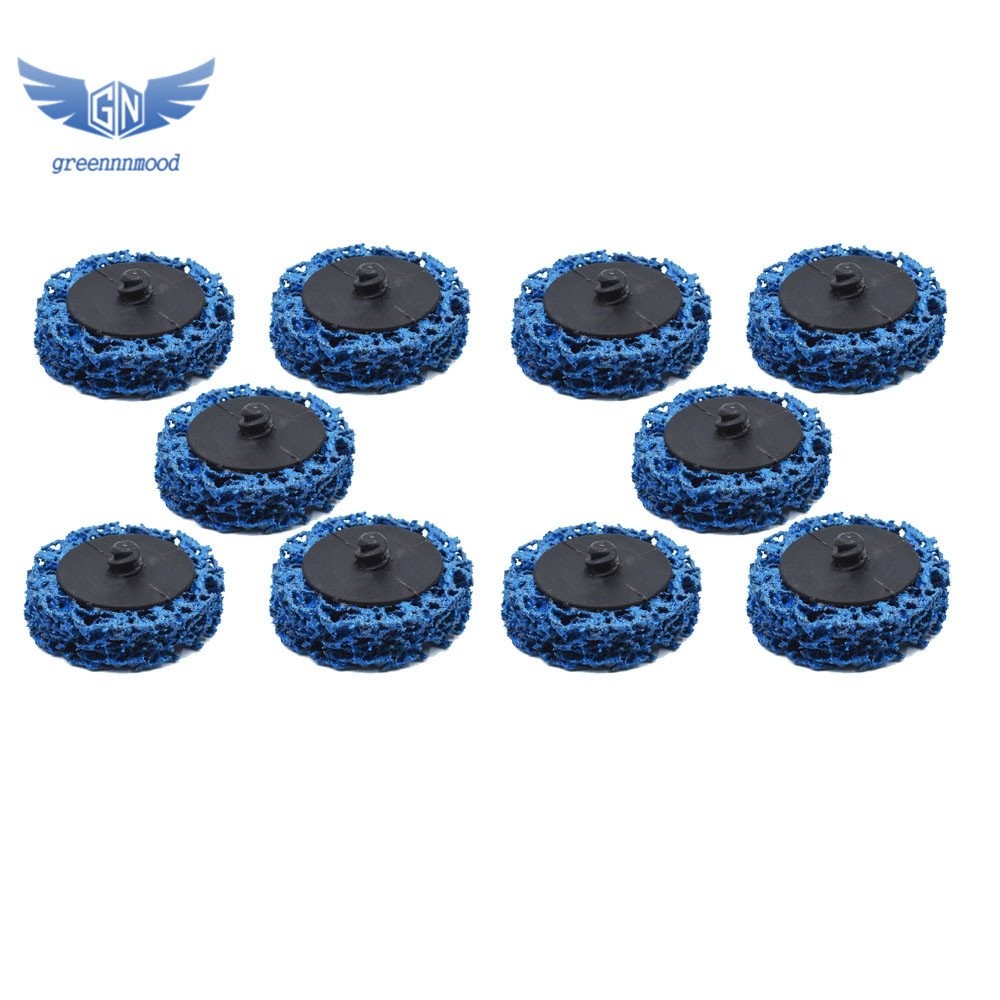 10Pcs 2" Quick Change Easy Strip & Clean Discs For Paint Rust