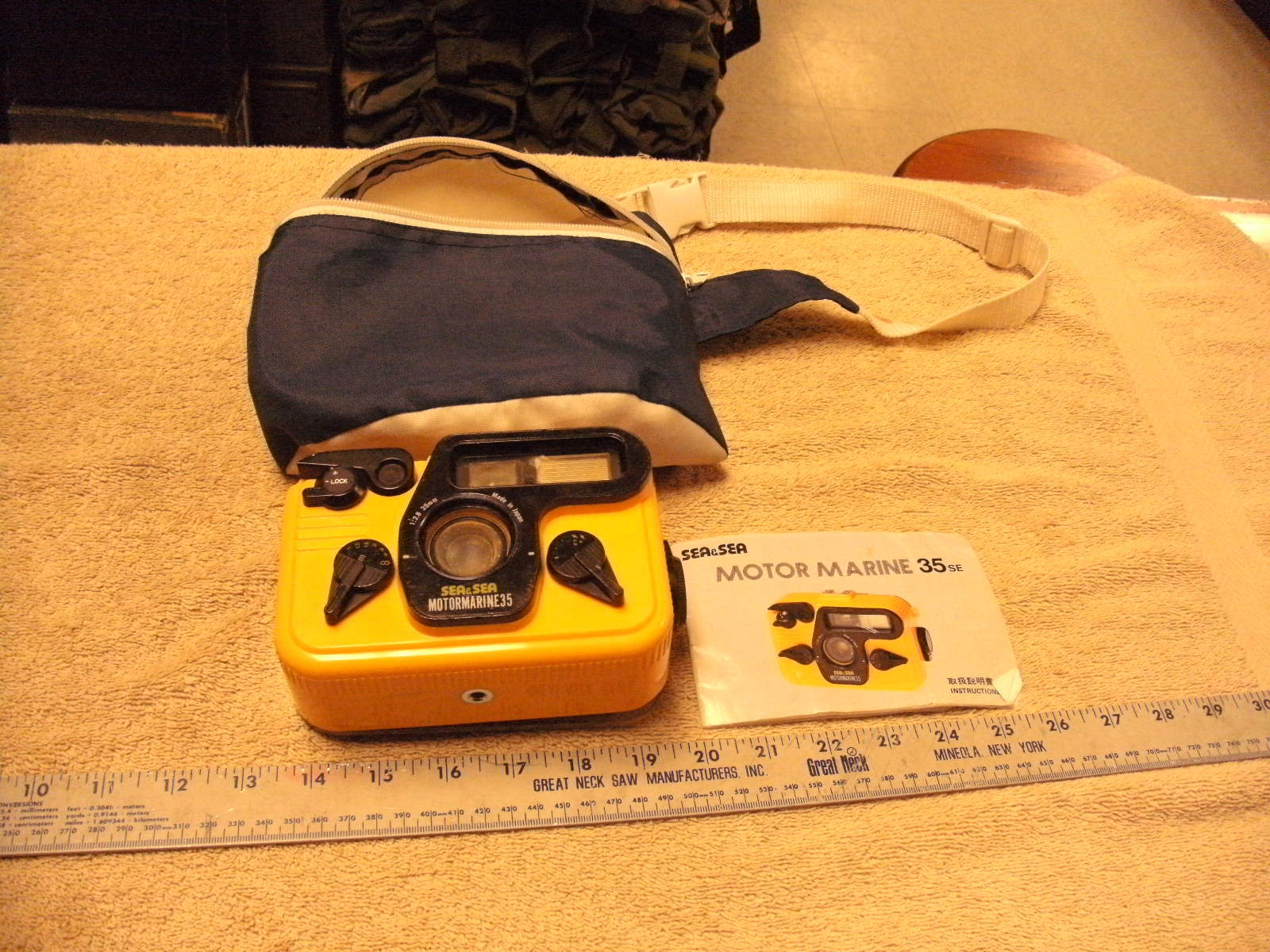 Sea & Sea MotorMarine 35 Underwater Film Camera 35mm  SOLD FOR PARTS , NOT WORKI