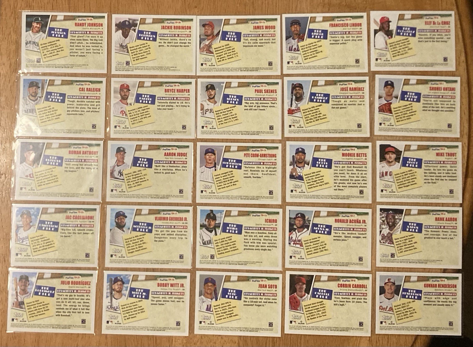 2026 Topps Series 1 Profiles By Ken Griffey Jr. Insert You Pick Ohtani, Judge