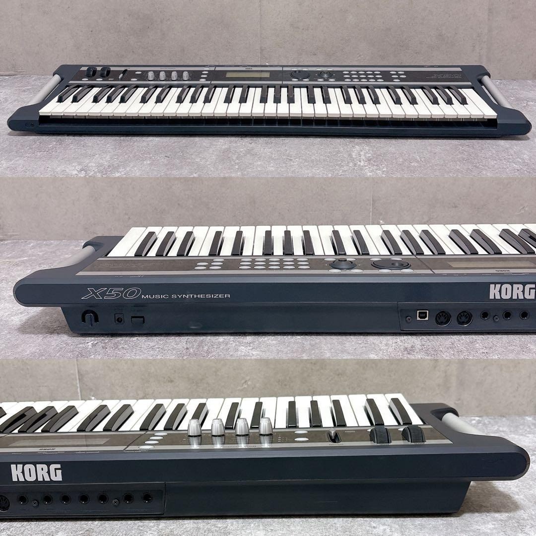 Korg X50 61-Key Synthesizer with Case - Some Keys Not Working / Needs Repair