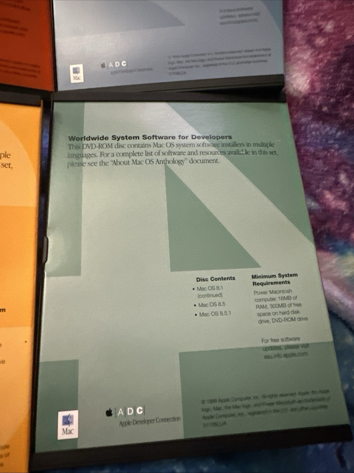 Mac OS Anthology Worldwide System Software Developers 1999 Edition