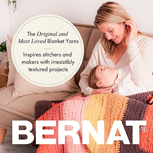 Bernat Blanket Extra Jumbo Yarn 2 Pack White Heavyweight Polyester Chenille