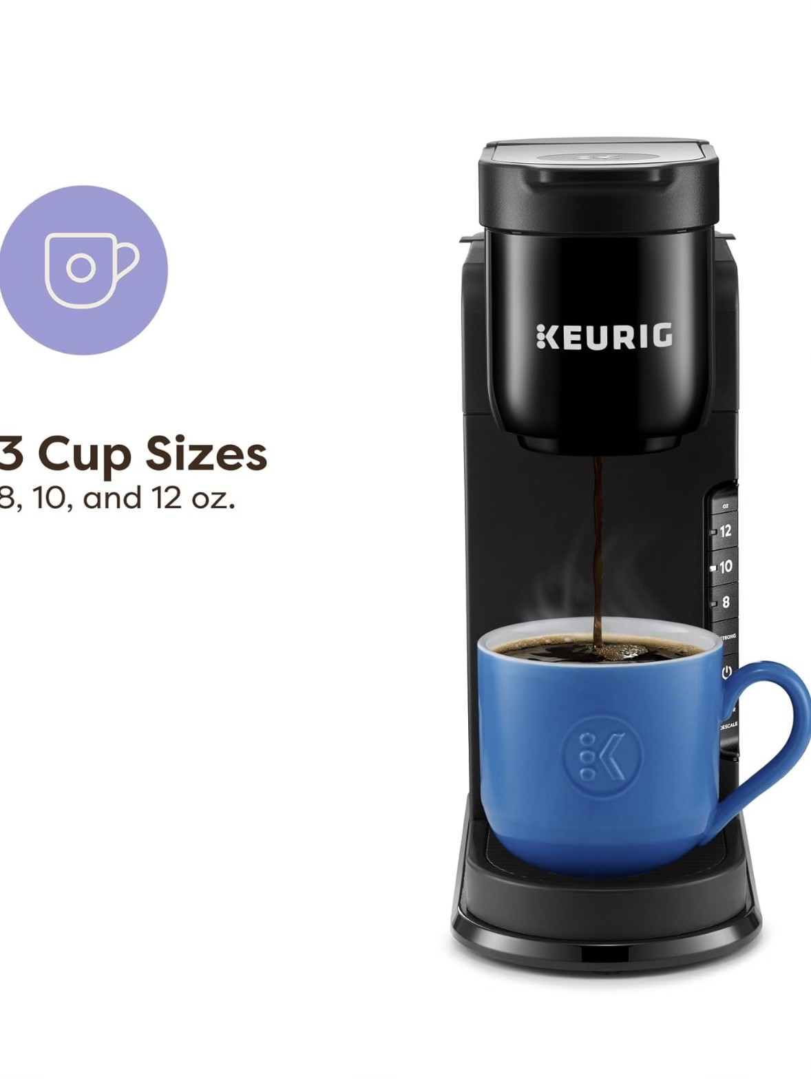 K-Express Single Serve Coffee Maker Personal Cup Brewing Machine Fast & Easy