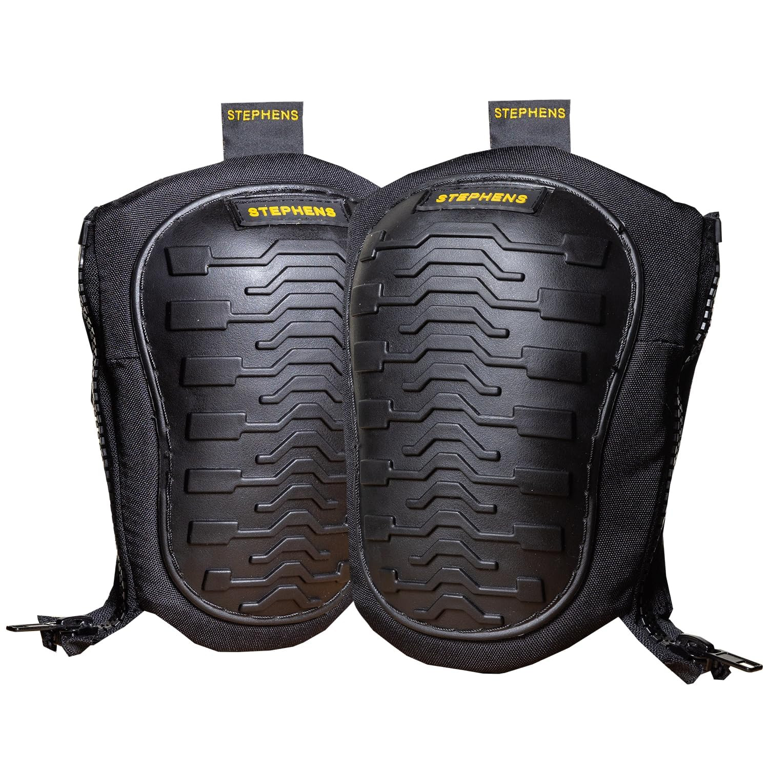 Strapless Knee Pads for Construction - Heavy Duty Soft Cap Design for Work | Saf