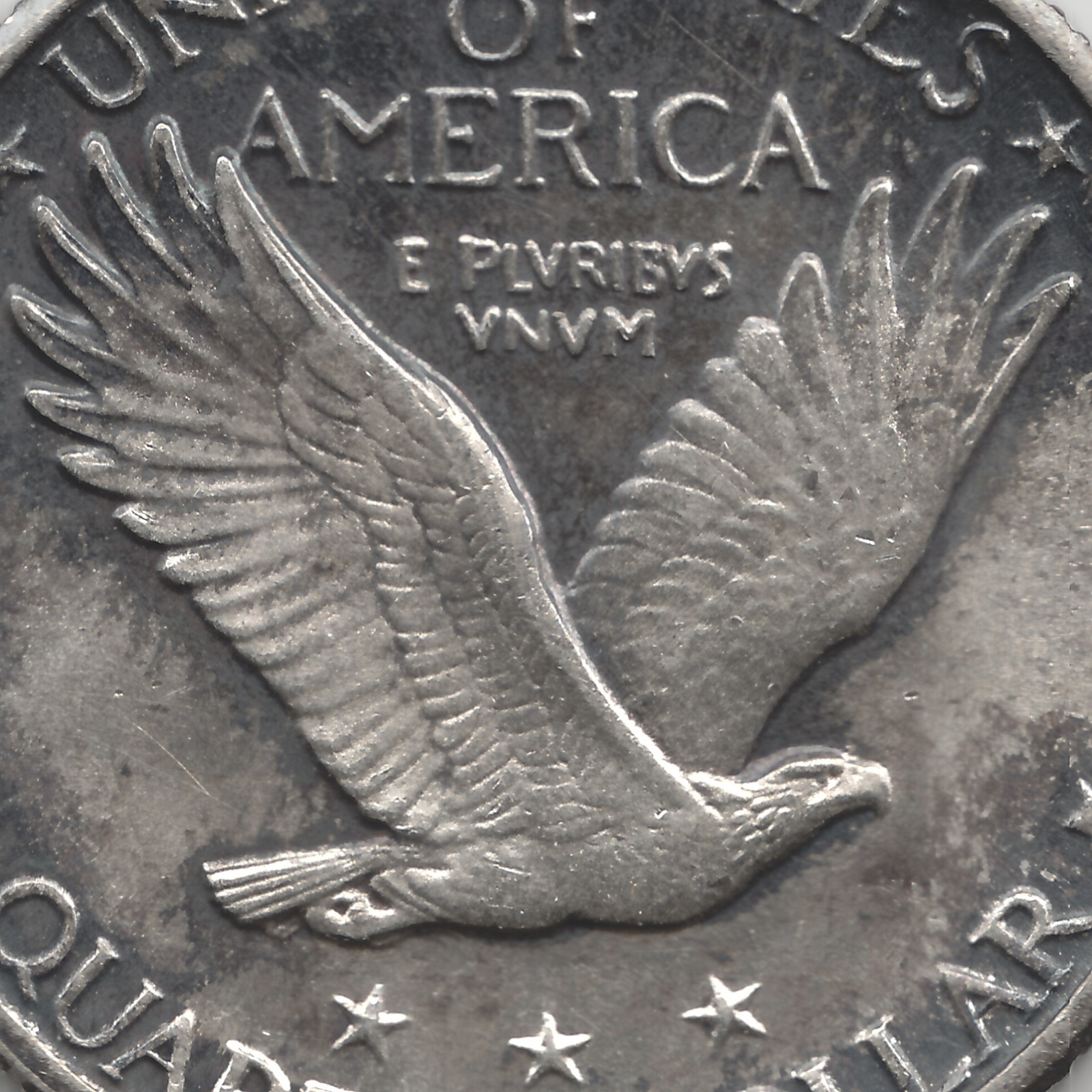 1926 Standing Liberty Quarter, AU+-MS, scratched/cleaned