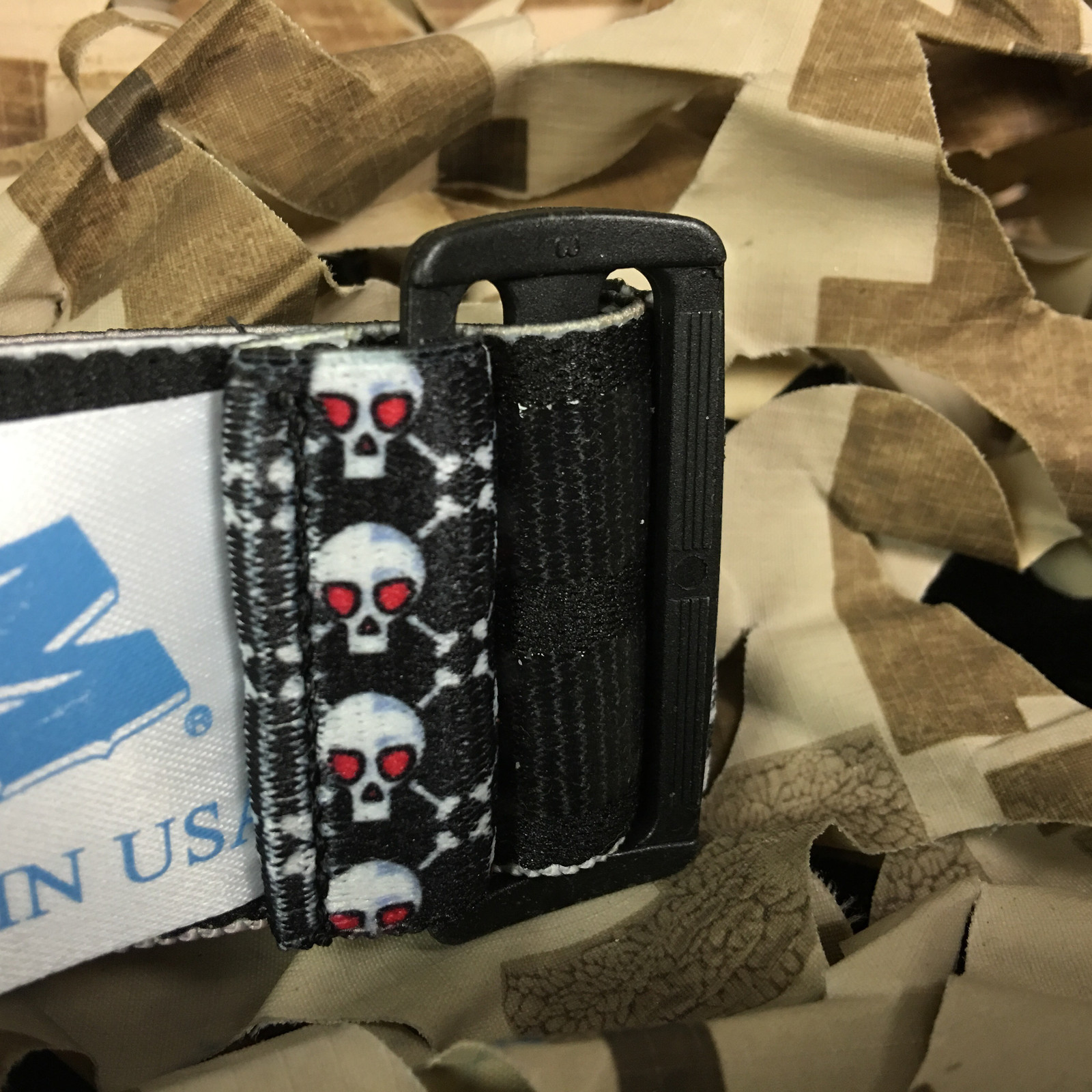 NEW KM Paintball Universal Mask Goggle Strap - 09 Skull Candy