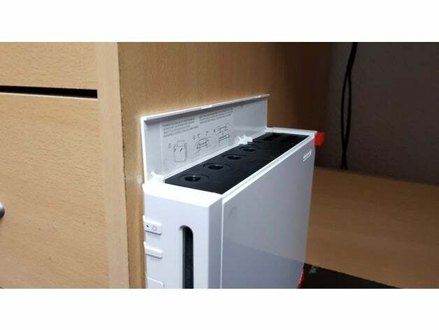 Nintendo Wii Console Wall Mount Holder Bracket Stand Dock Secure Space Saving