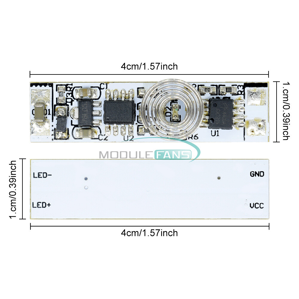 5x 30W Touch Switch Capacitive Touch Sensor Module LED Dimming Control 9V-24V