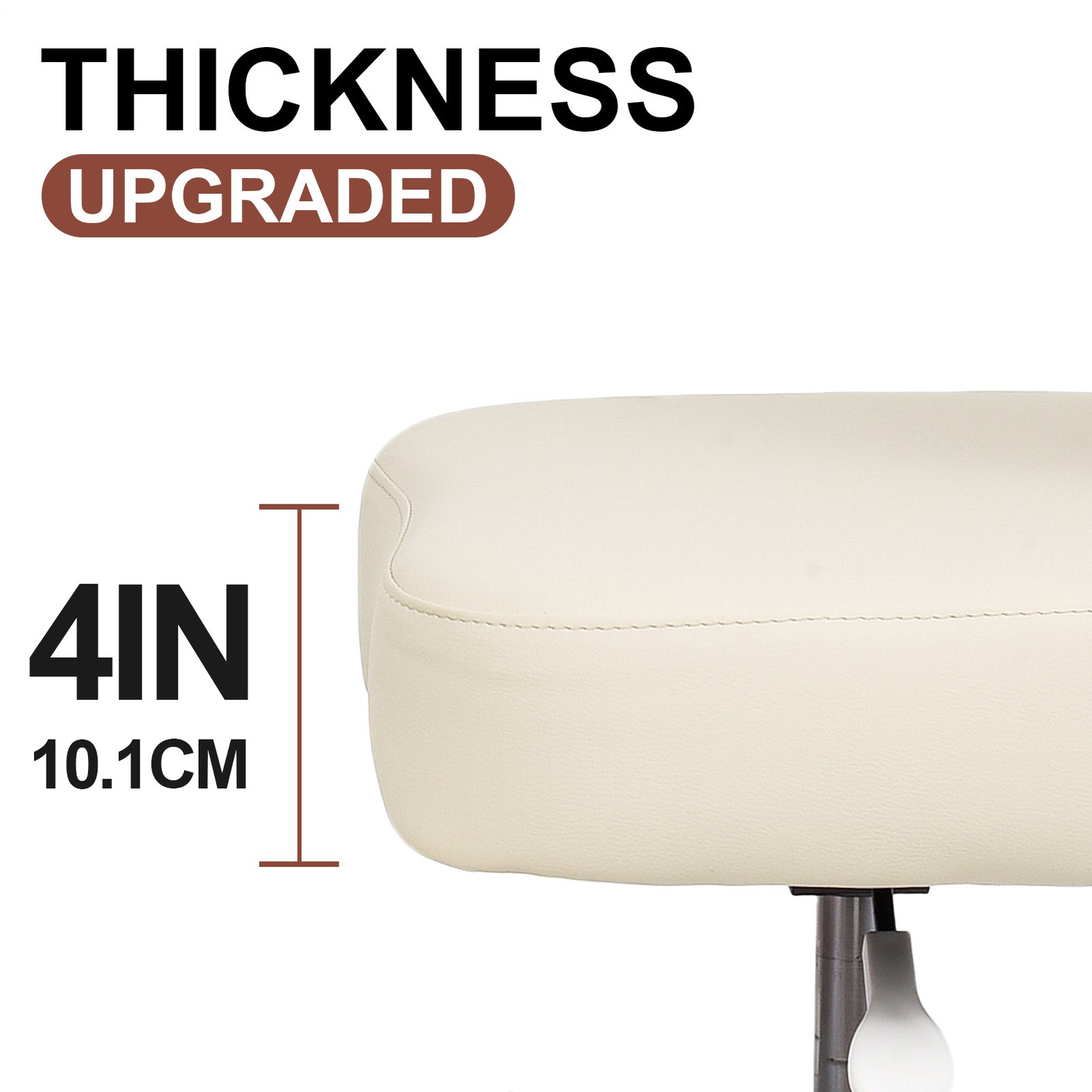 Ergonomic Cross Legged Chair, 360° Swivel Meditation Chair Height Adjustable Sea