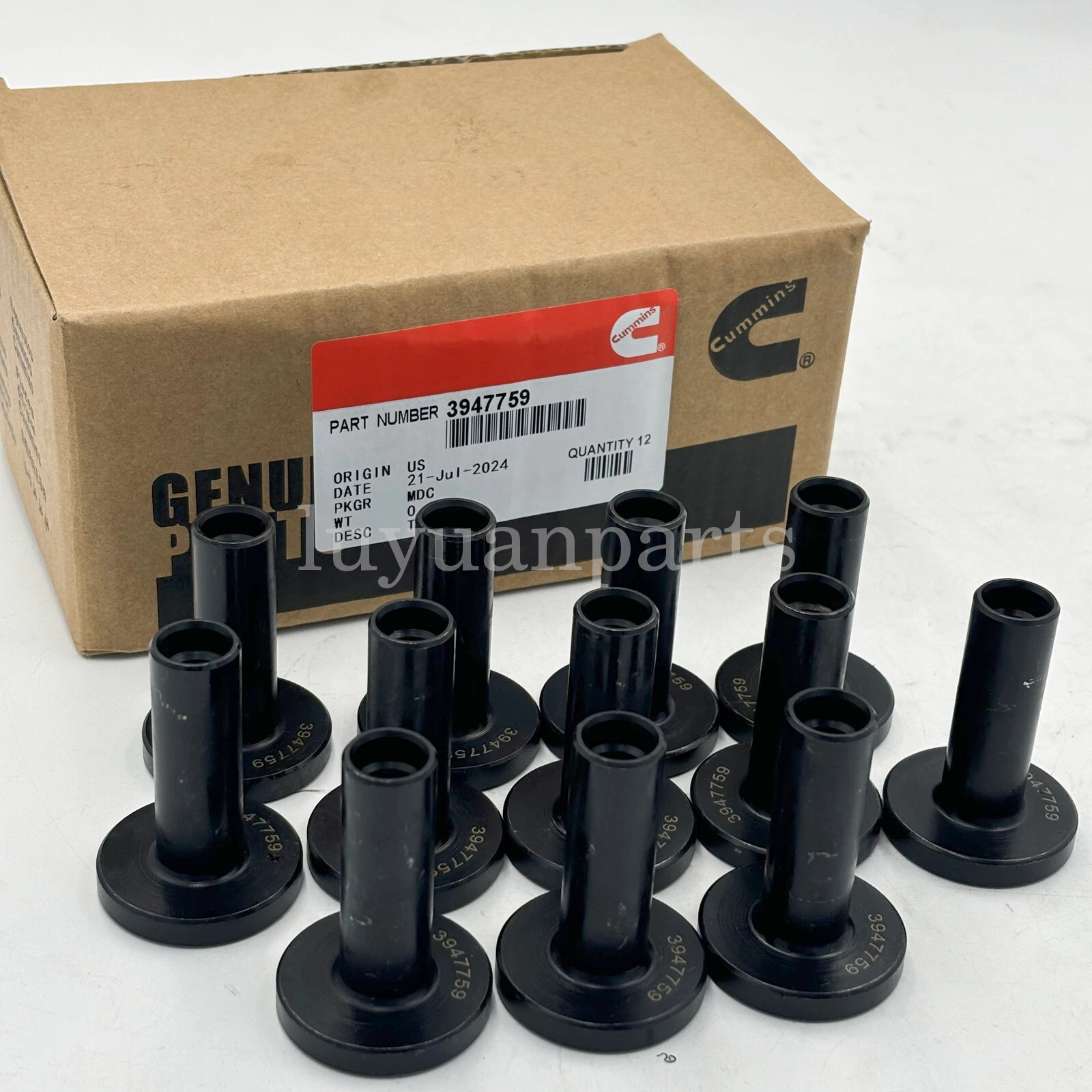 12X Camshaft Tappets Lifters 1.5" For Dodge Cummins Ram 5.9L 6.7L 24V 3947759 US