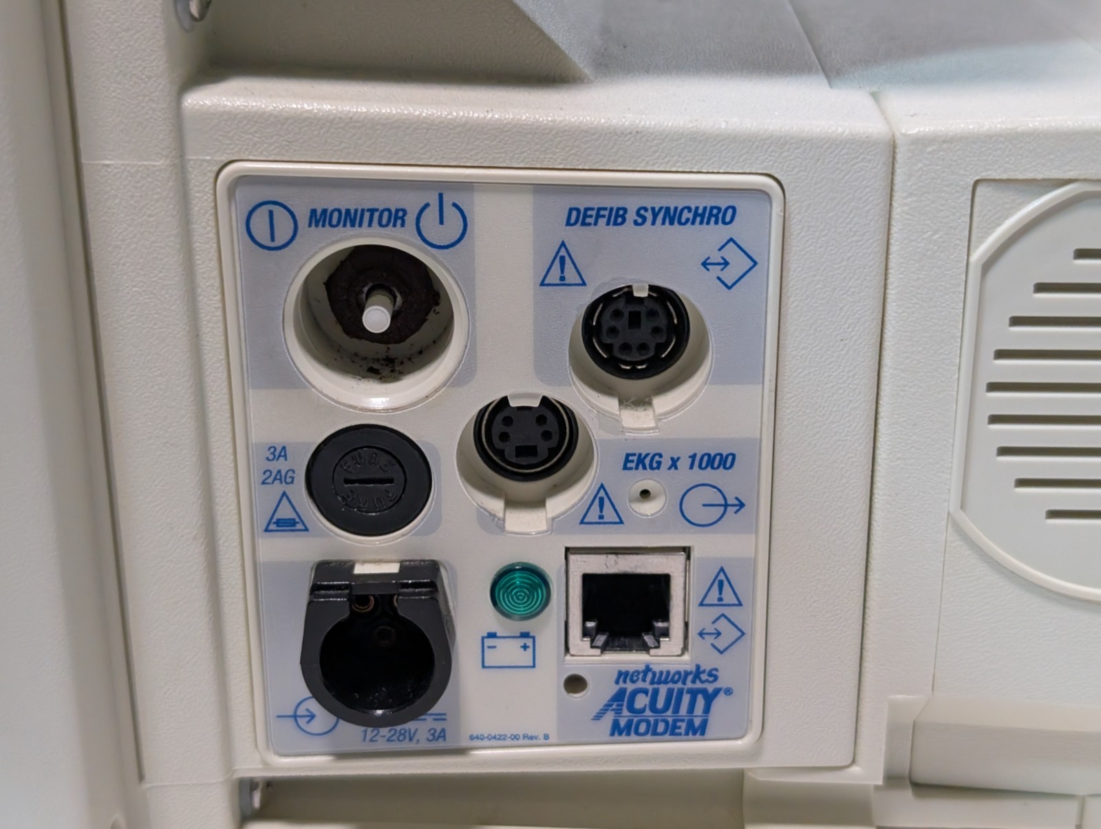 Welch Allyn ProPaq CS Model 242 Portable Multiparameter Patient Vitals Monitor