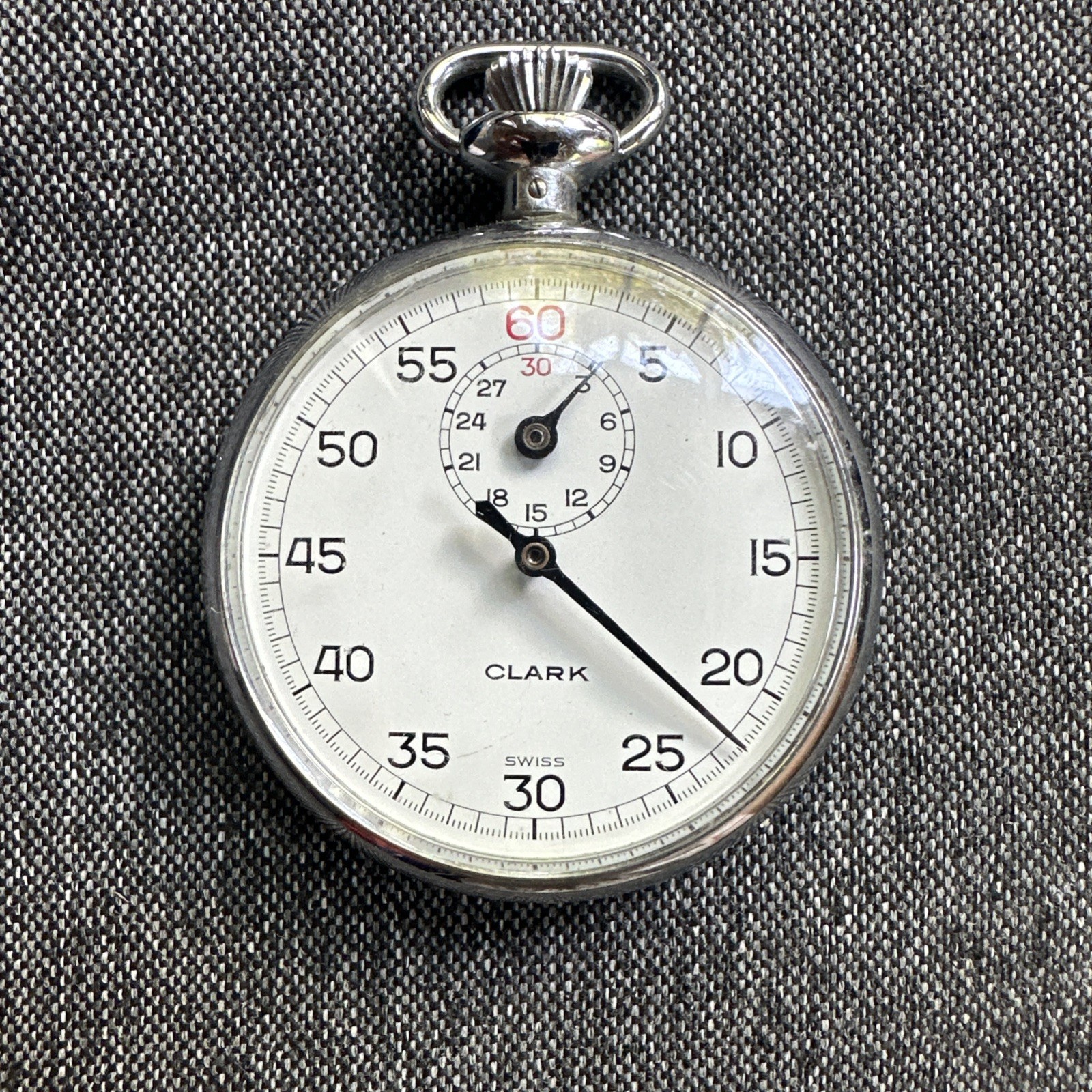 Vintage Clark Swiss Stopwatch - Beautiful!