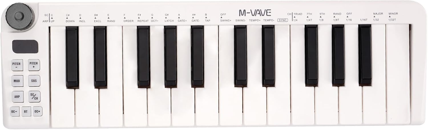 25 Keys Mini Keyboard – Professional Beat Maker and Keytar for Keyboard Music...