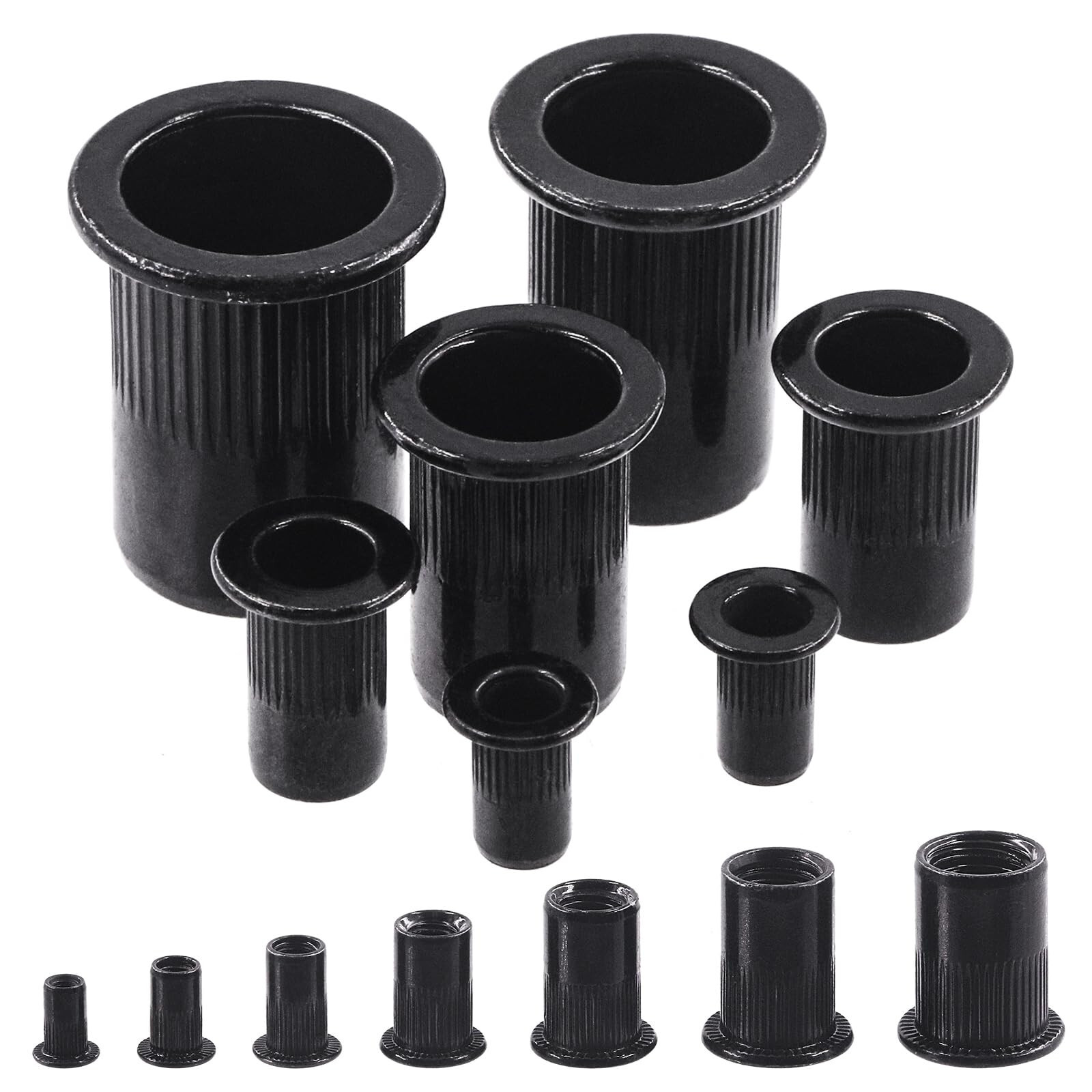 520PCs Rivet Nut to Rivnut Tool Nut Setter Thread Setting Nutsert Gun Metric&SAE