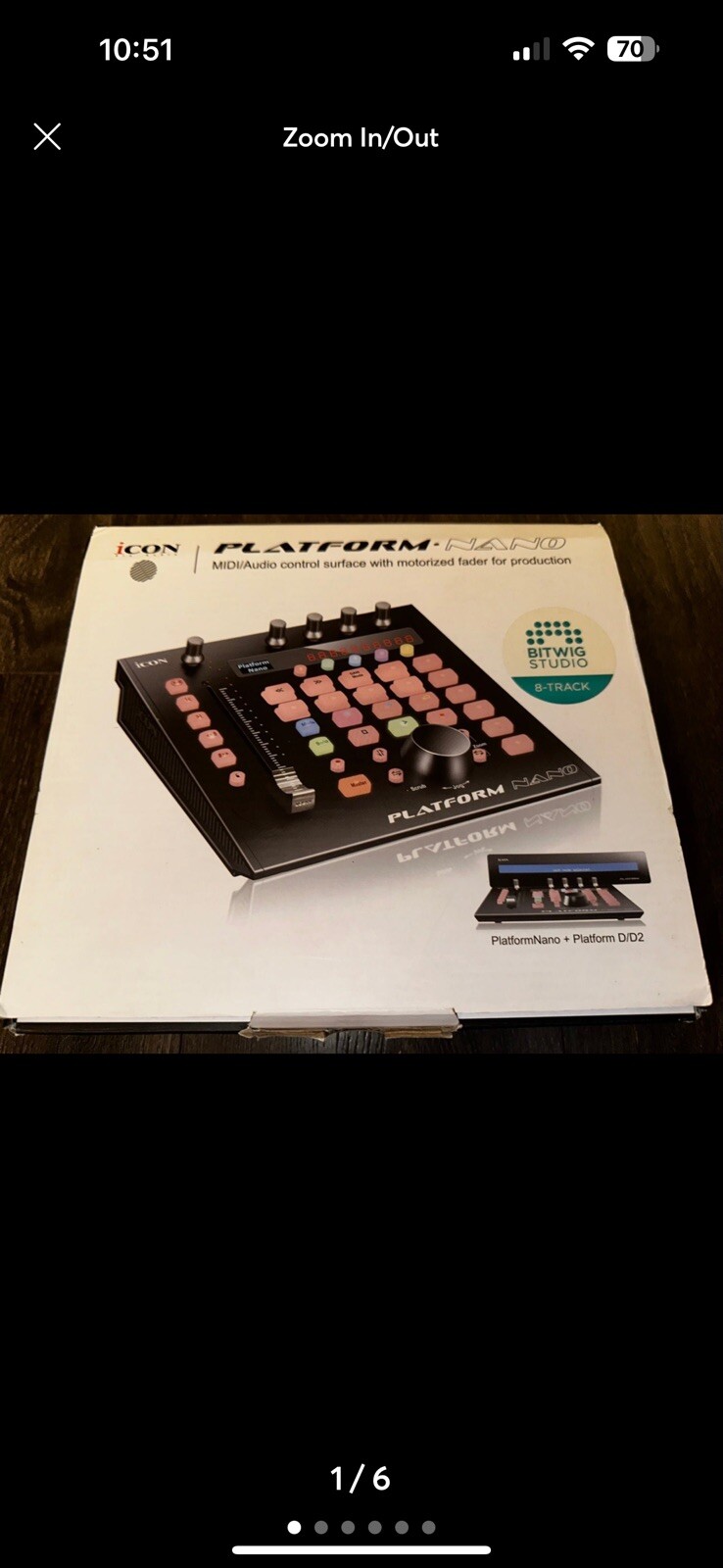 Icon Pro Audio Platform Nano Air MIDI Control Surface - Open Box