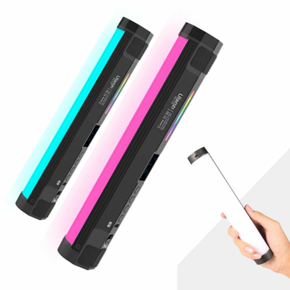 Ulanzi VL110 Portable RGB LED Video Light Tube Lamp Wand Fill Stick 2500K-9000K