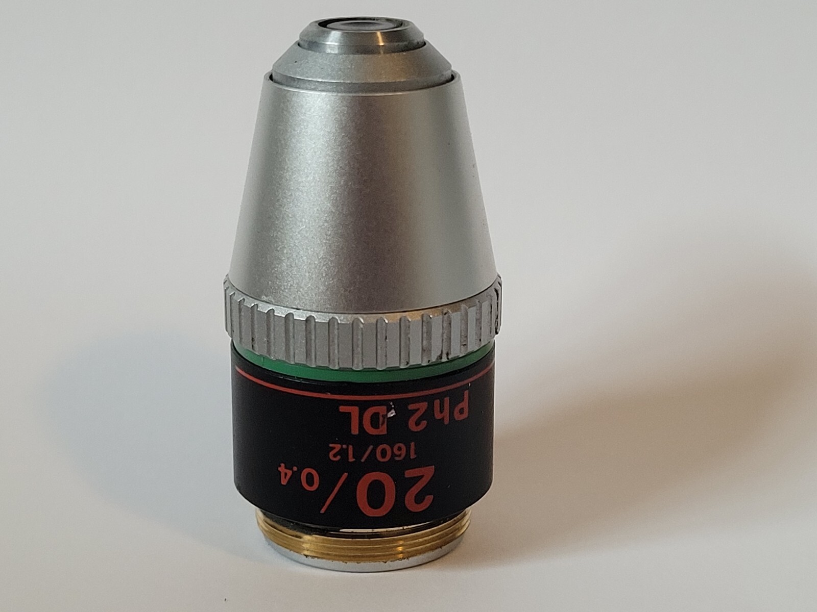 Nikon PH2 20 DL 0.4 160 / 1.2 microscope objective lens