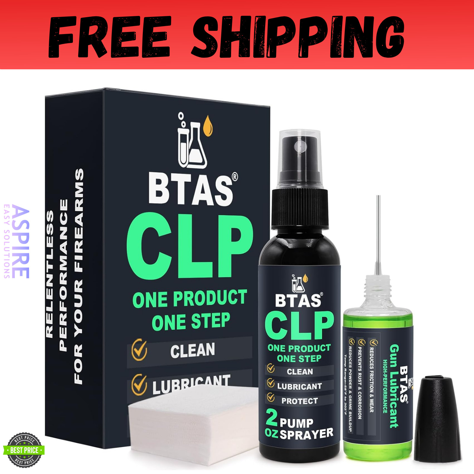Gun Cleaner and Lubricant CLP Gun Oil Cleaning Kit Universal Spray Solvent