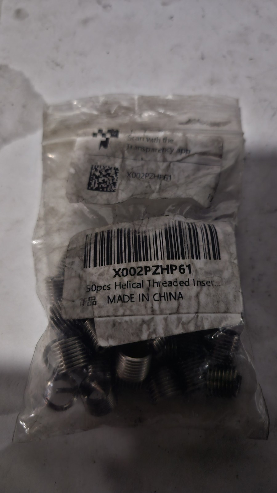 35pc M8 x 1.25 Helical Thread Repair Inserts Metric Threaded Coil Insert Set NEW
