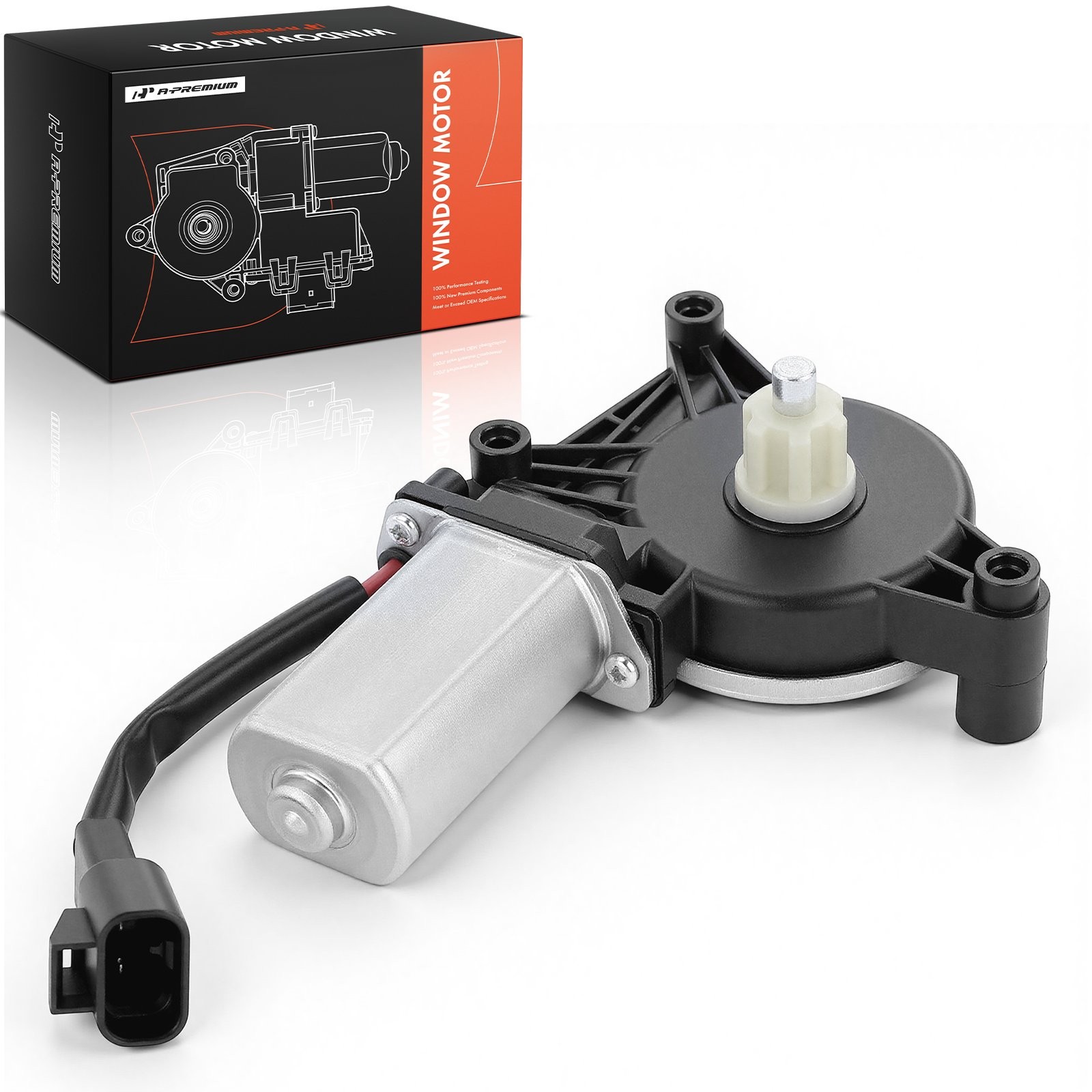A-Premium Left Window Motor for Chevy Silverado GMC Sierra 1500 Cadillac Pontiac