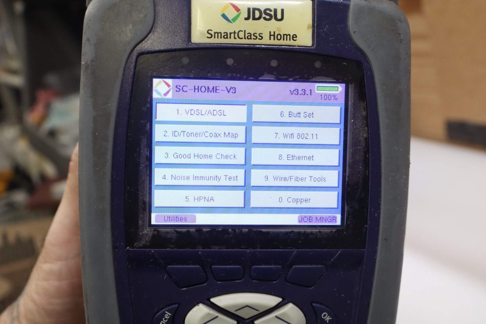JDSU SMARTCLASS HOME SERVICE METER TESTER SC-HOME-V3
