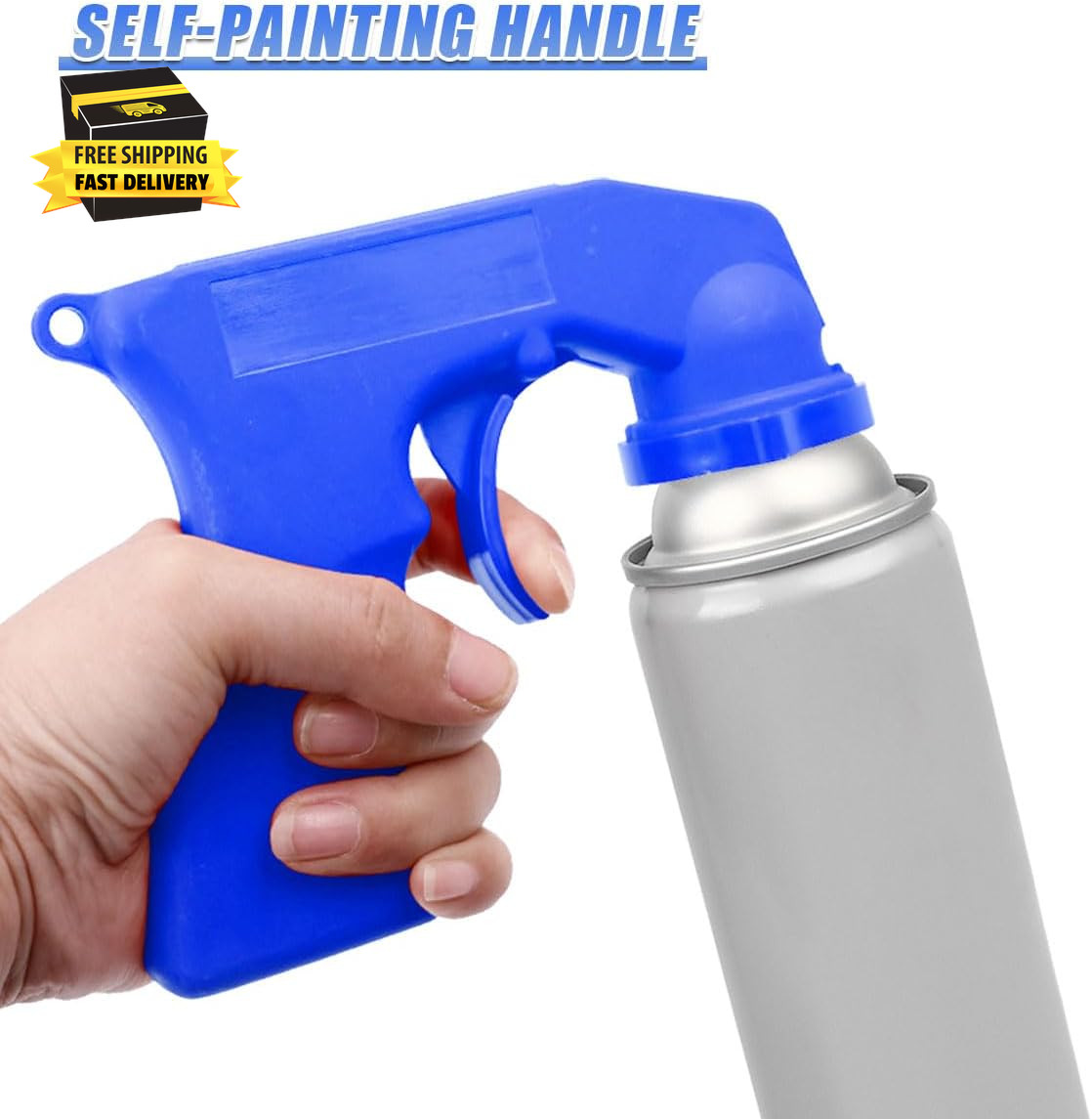 2PCS Spray Paint Can Trigger Handle, Reusable Instant Aerosol Trigger Handle, Co