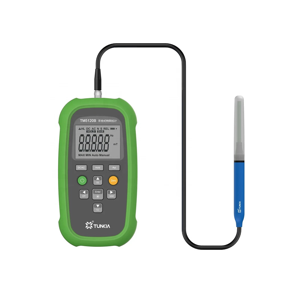 Handheld Teslameter Gauss Meter with Range 3000mT Accuracy Class 1 DC ±1% AC ±5%