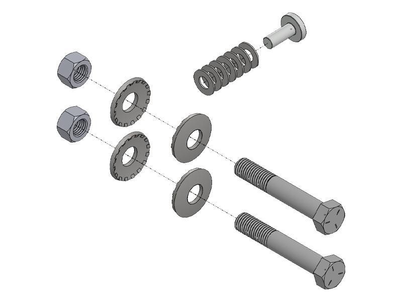 Blue Ox Trailer Weight Distribution Kit - Kit, 2-Point Hitch Accessory