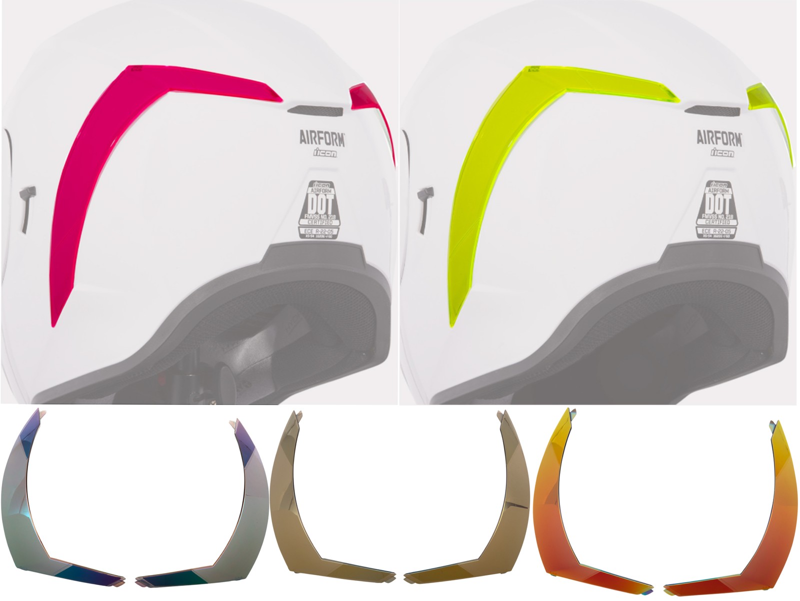 Icon Airform Helmet Rear Spoiler