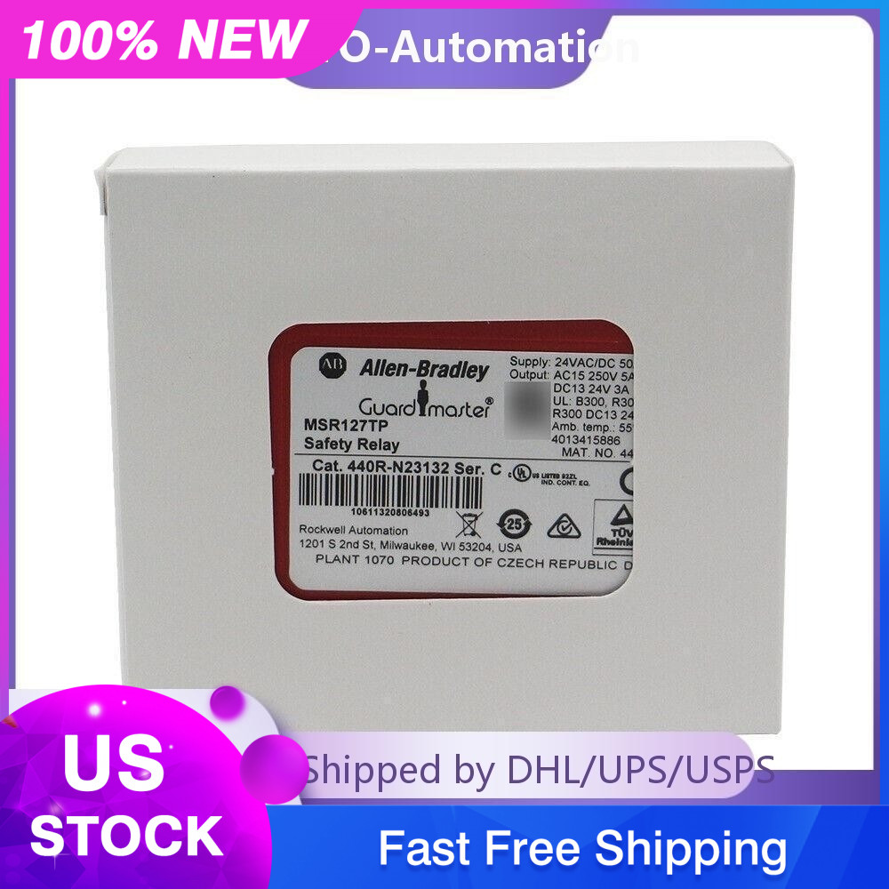 New Sealed Allen Bradley 440R-N23132 MSR127TP Safety Relay -UPS Shipping