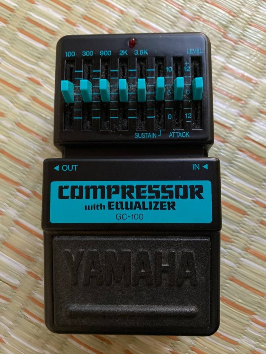 Yamaha GC-100 Compressor with Equalizer Vintage Analog Guitar Effect