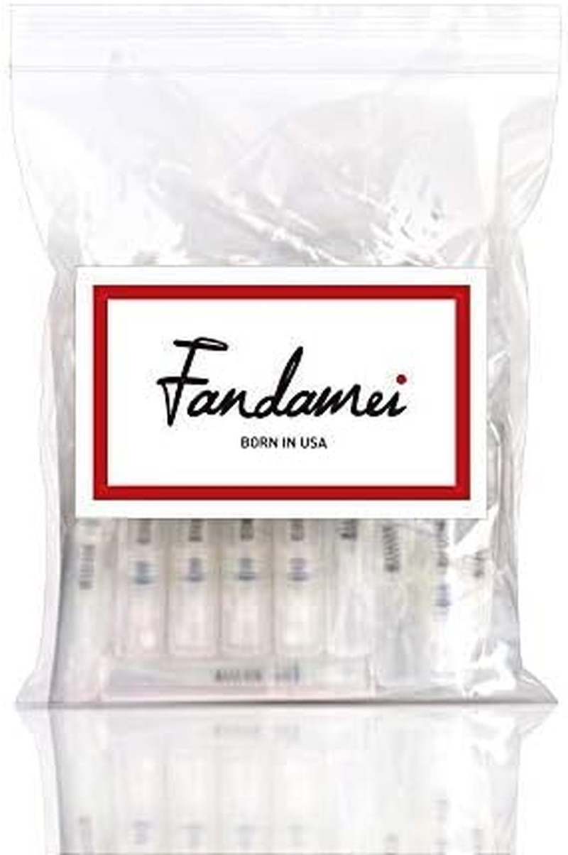 Fandamei 60 Pack 3ml Mini Spray Bottle, Clear Plastic Empty Cute Perfume Atomize