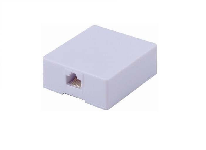 CONECT IT CPD-50506 Cat 5 RJ45 Surface Mounted Wall Jack For Ethernet Cables
