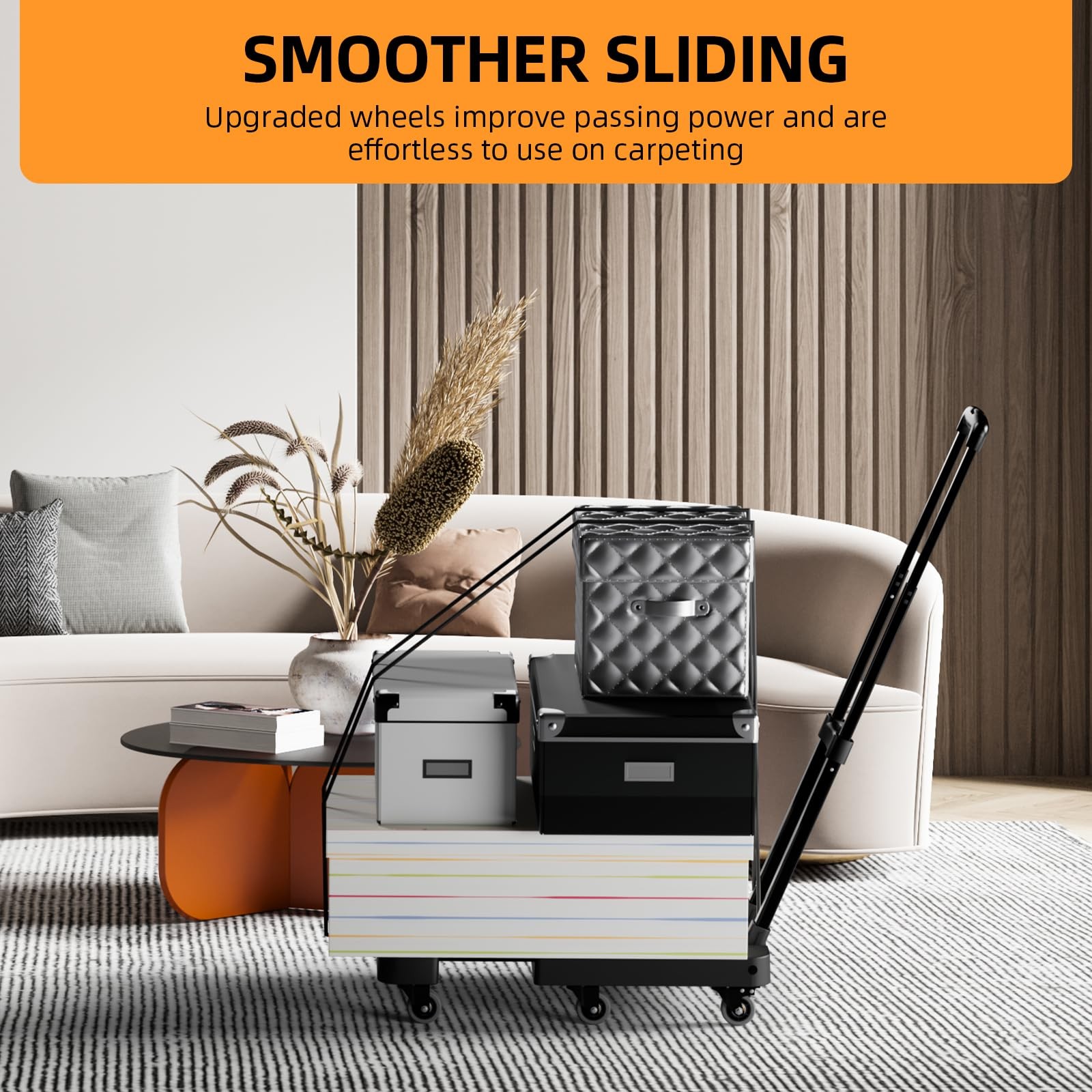 Folding Hand Truck 500 LB Heavy Duty Luggage Cart Utility Dolly Platform with