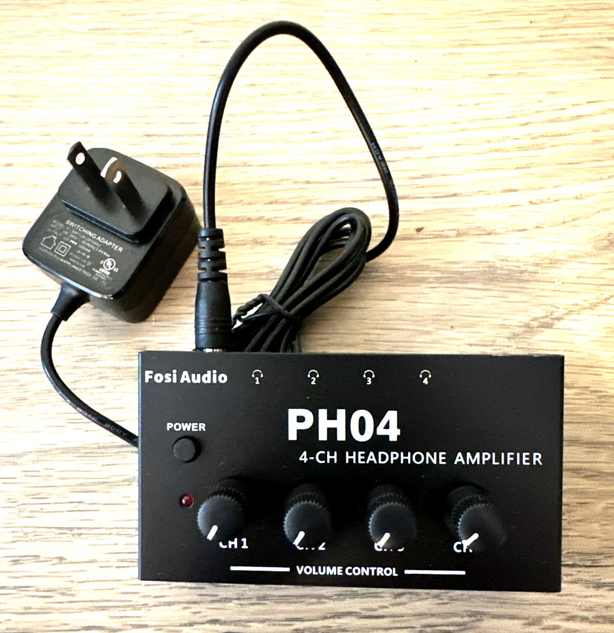 Fosi PH04, 4 Channel Headphone Amplifier