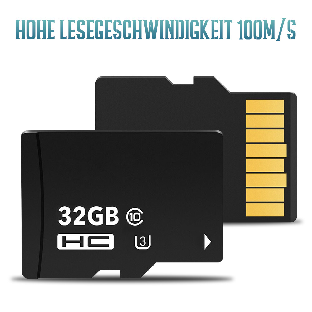 32GB Micro Memory Card Up to 100MB/s Read Speed for Security Camera Dashcam