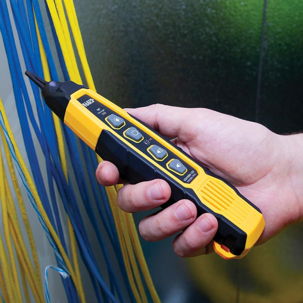 VDV500-123 Wire Tracer Tracing Probe with LED Work Light for Ethernet, Internet,