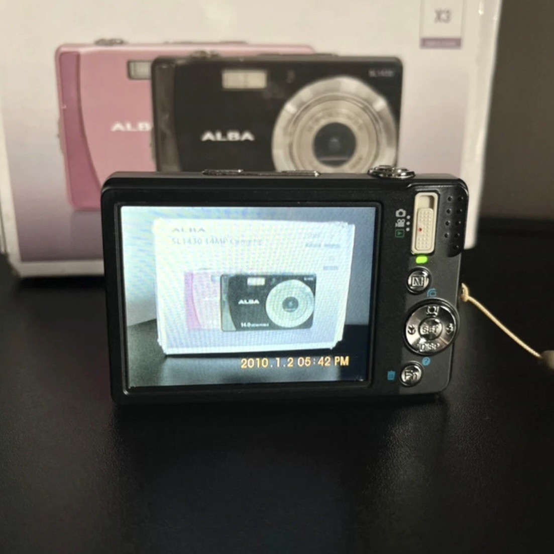 Alba SL1430 14.0MP Compact Digital Camera Black Tested Working Boxed
