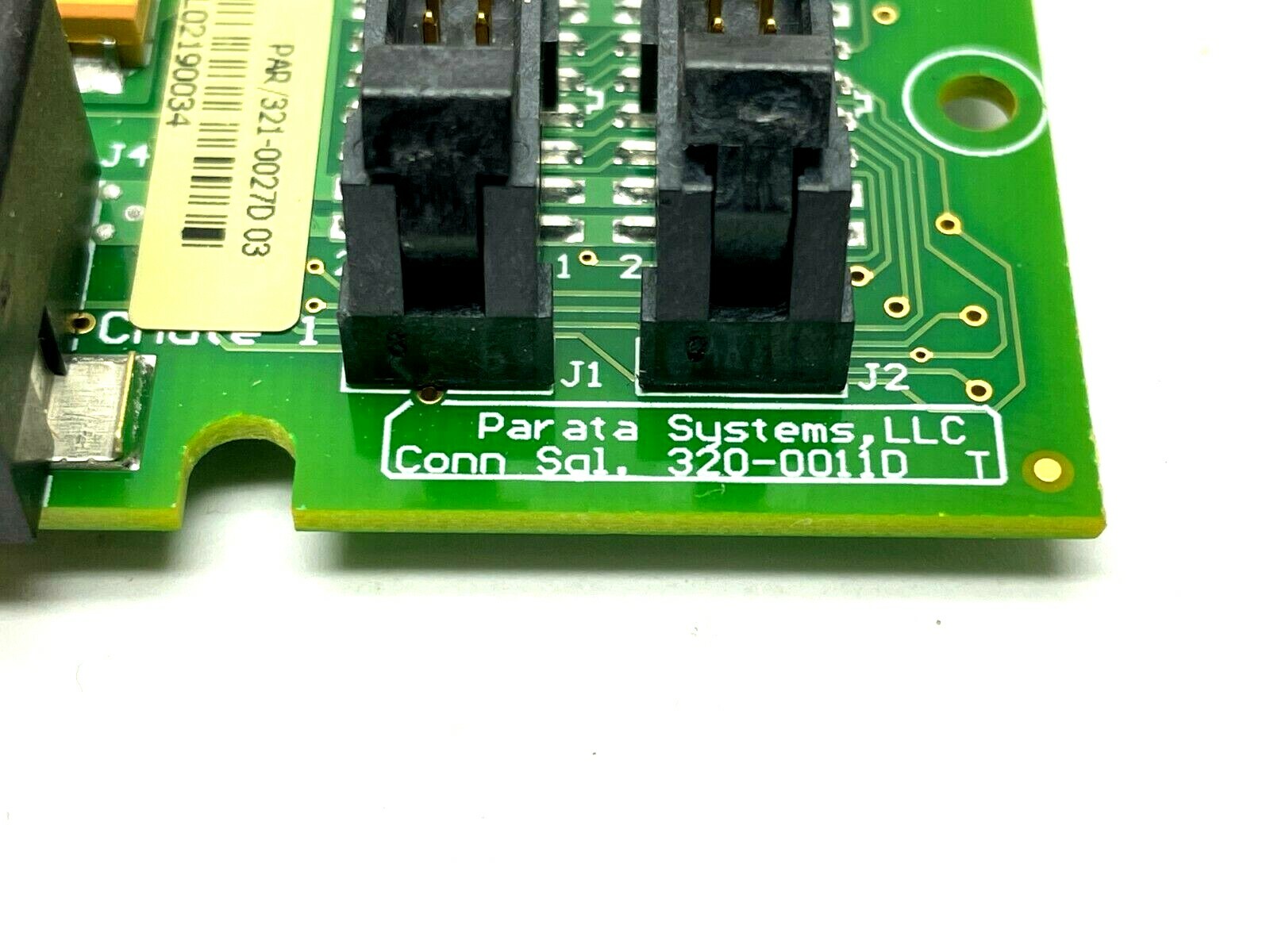 Parata 321-0027D 03 Connection Board