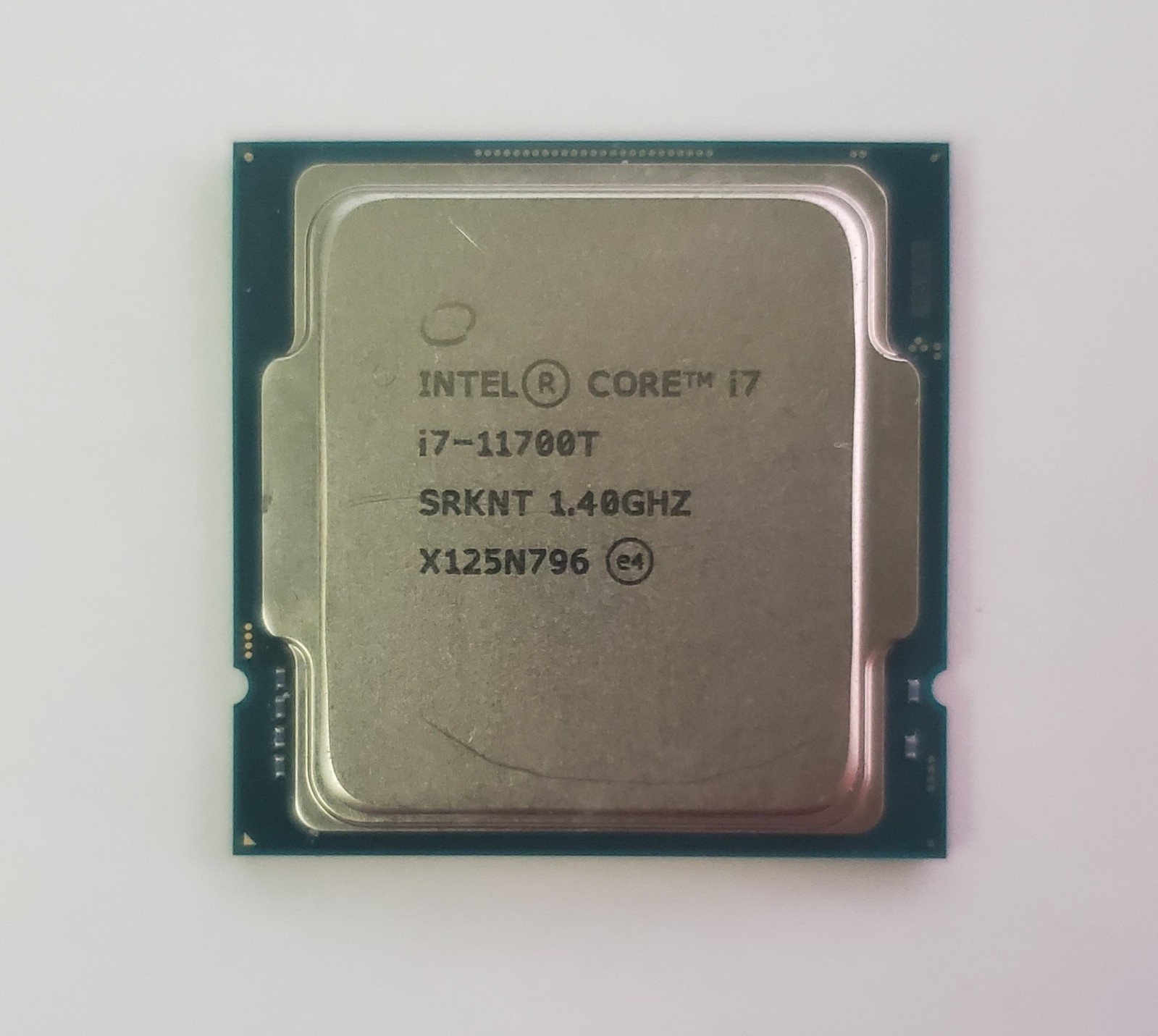 Intel Core i7-11700T CPU (1.4-4.6 GHz, 8 Cores, FCLGA1200) - SRKNT TESTED