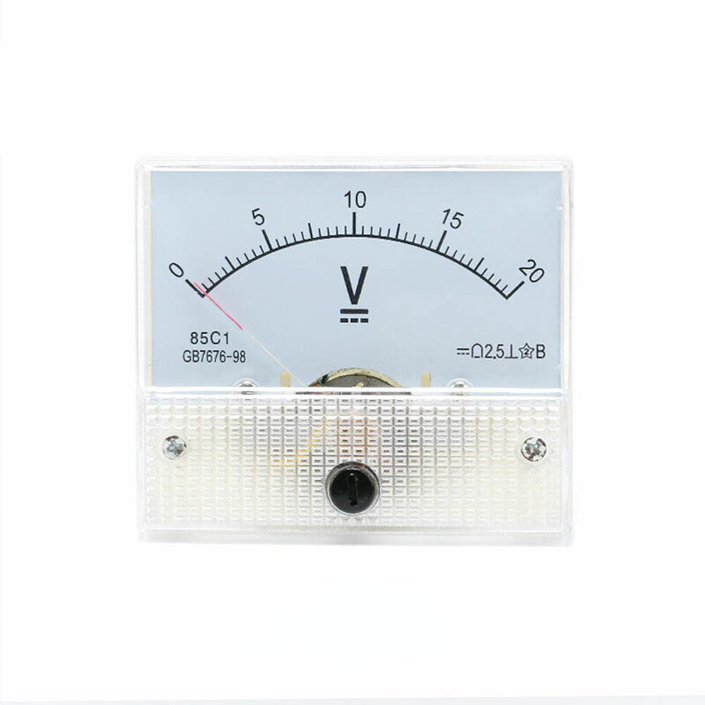 Analog Amp Panel Meter 2-30A DC Ammeter Current 10-50V DC Voltmeter Voltage 85C1